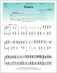 Danza Handbell sheet music cover Thumbnail